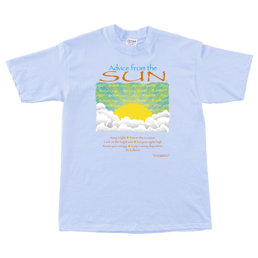 Advice from the Sun T-Shirt S Blue  NWT